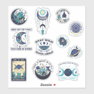 Adesivo Mystic Moon Witch Sticker Pack