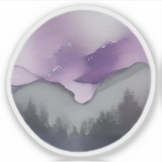 Adesivo Mystic Mountain Twilight (Frente)