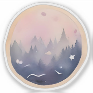 Adesivo Mystical Forest Twilight