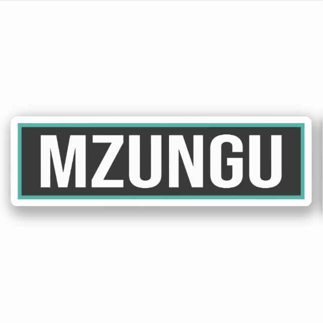 Adesivo Mzungu (Frente)