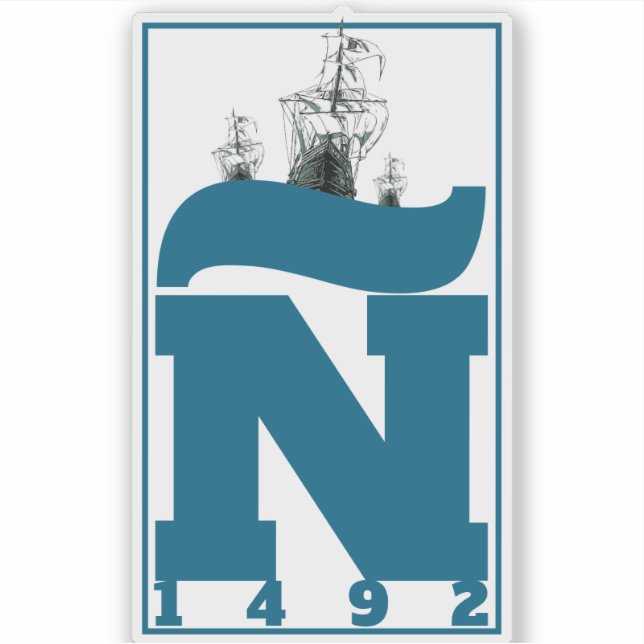 ADESIVO Ñ 1492 (Frente)