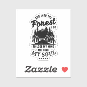 Adesivo Na Floresta Eu Vou