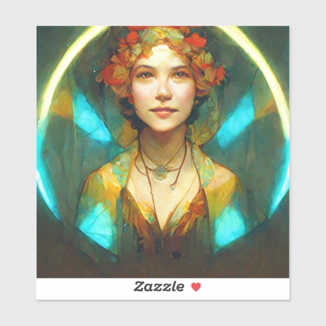 Adesivo Na Light Art Nouveau Fantasy (Folha)