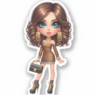 Adesivo na moda rainha