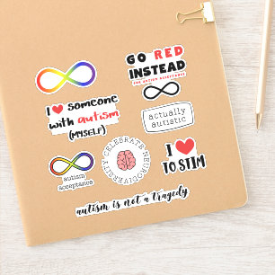 Adesivo Na Verdade, Positividade Autista Autismo