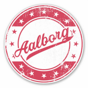 Adesivo Nacional - Aalborg Denmark Sticker