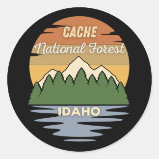 Adesivo Nacional de Idaho Clássico de Floresta em 
