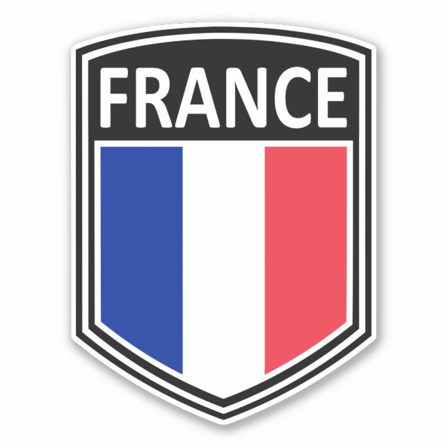Adesivo Nacional - França (Frente)