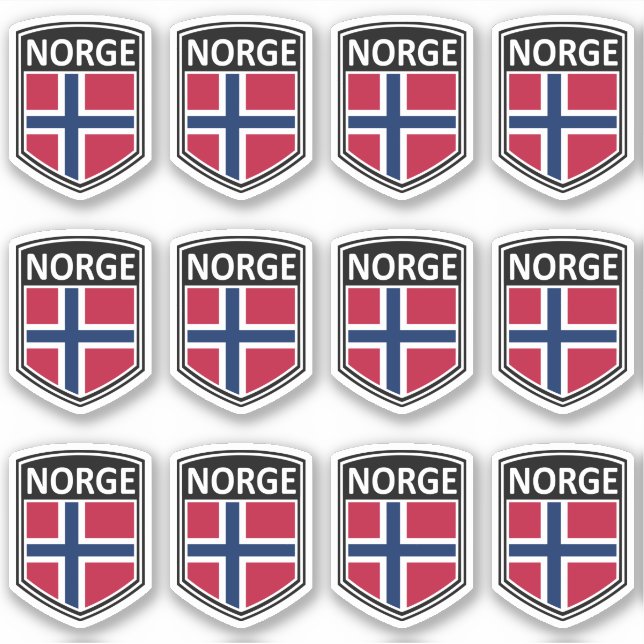 Adesivo Nacional - Norge (Frente)