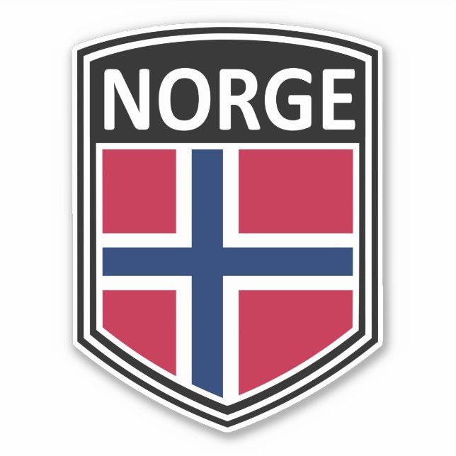 Adesivo Nacional - Norge (Frente)