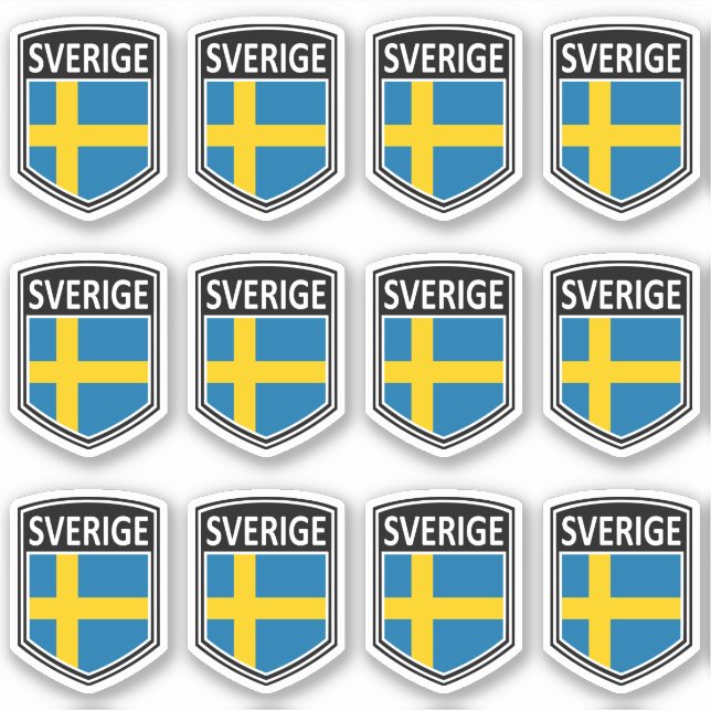 Adesivo Nacional - Sverige (Frente)