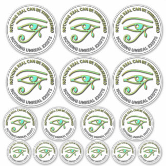 Adesivo Nada real pode ser ameaçado