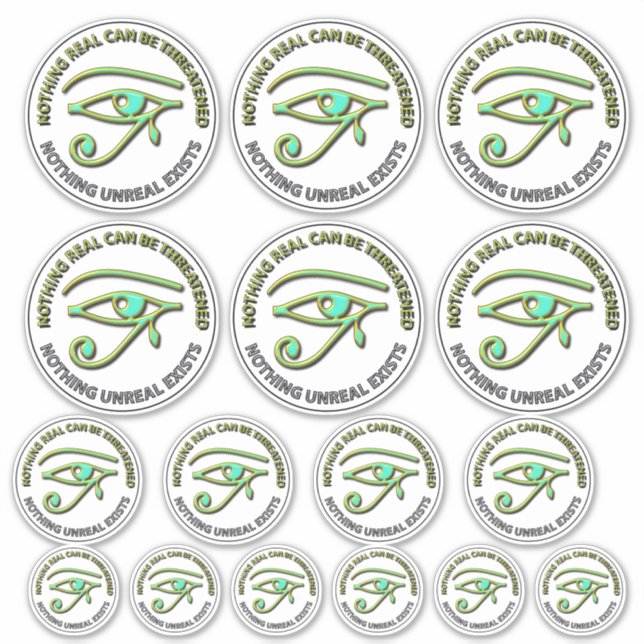 Adesivo Nada real pode ser ameaçado (Frente)