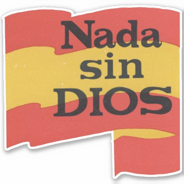 ADESIVO NADA SIN DIOS (Frente)