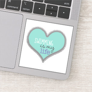 Adesivo Nadar é a minha vida
