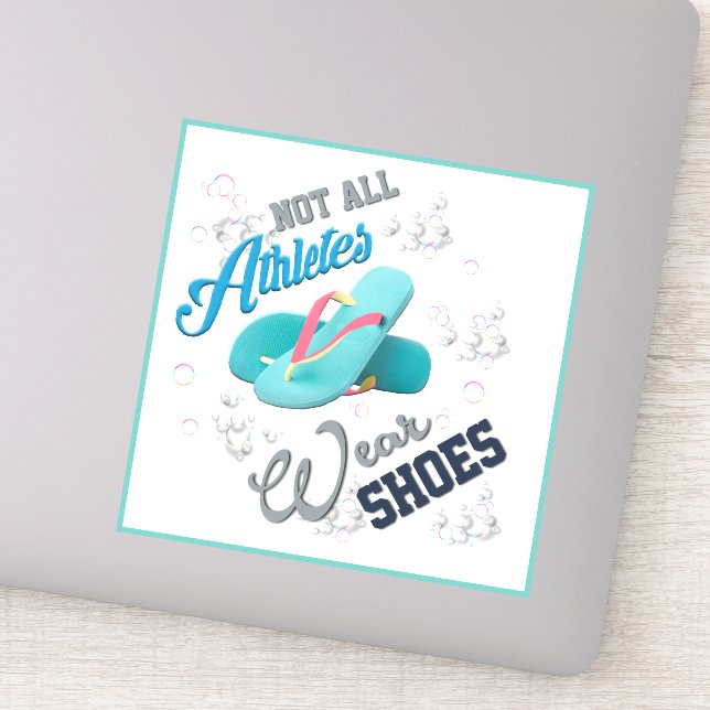 Adesivo NADAR - “Nem Todos os Atletas Usam Sapatos de Nata (Detalhe)