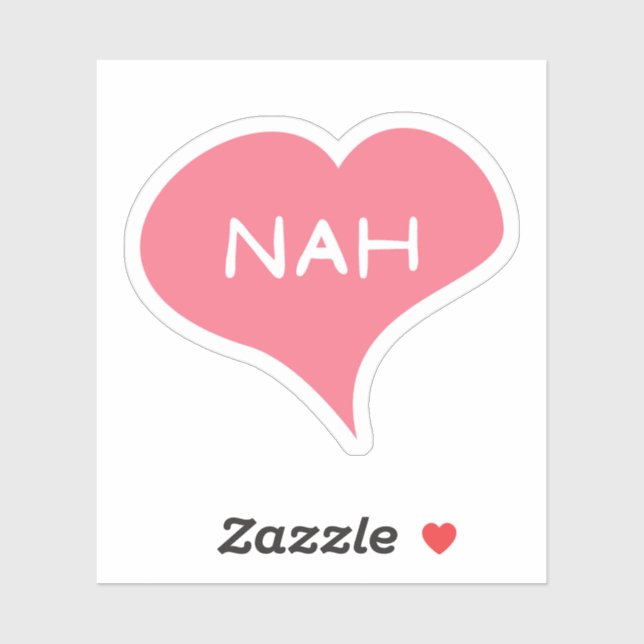 Adesivo NAH Love Heart Vinyl Sticker (Folha)