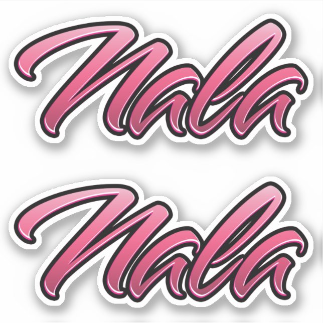 Adesivo Nala faded pink Aufkleber Sticker Stickerset (Frente)