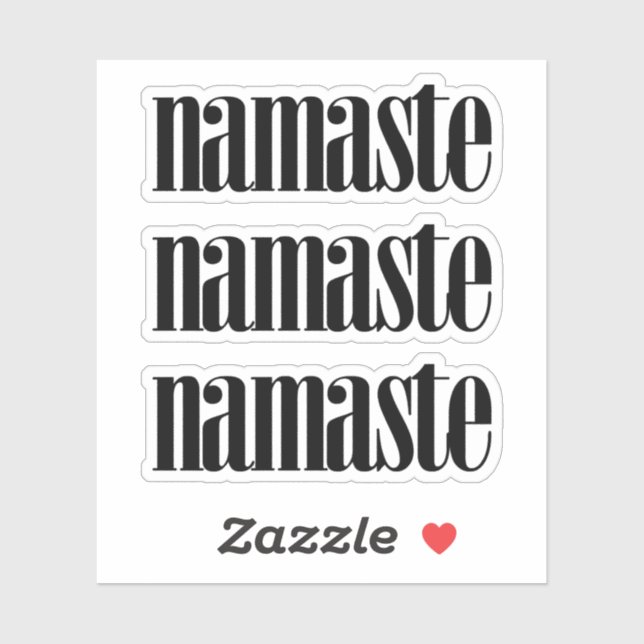 Adesivo Namaste (Folha)