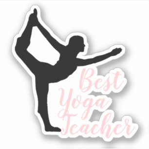 Adesivo Namaste Best Yoga Teacher