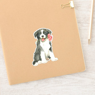 Adesivo Namorados Border Collie Vinyl