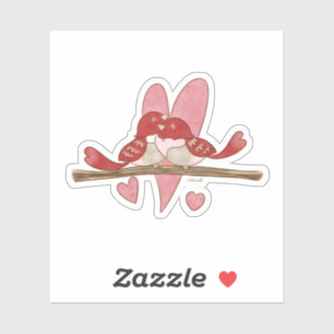 Adesivo Namorados Lovebird Sticker