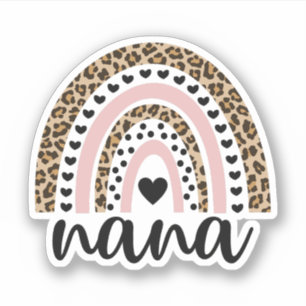 Adesivo Nana Rainbow, presente para a vovó avó