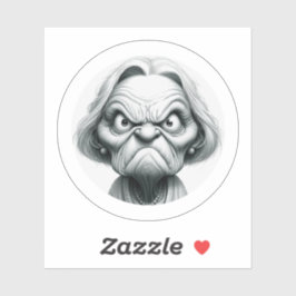 Adesivo "Nancy the Mean Old Woman" Vinyl