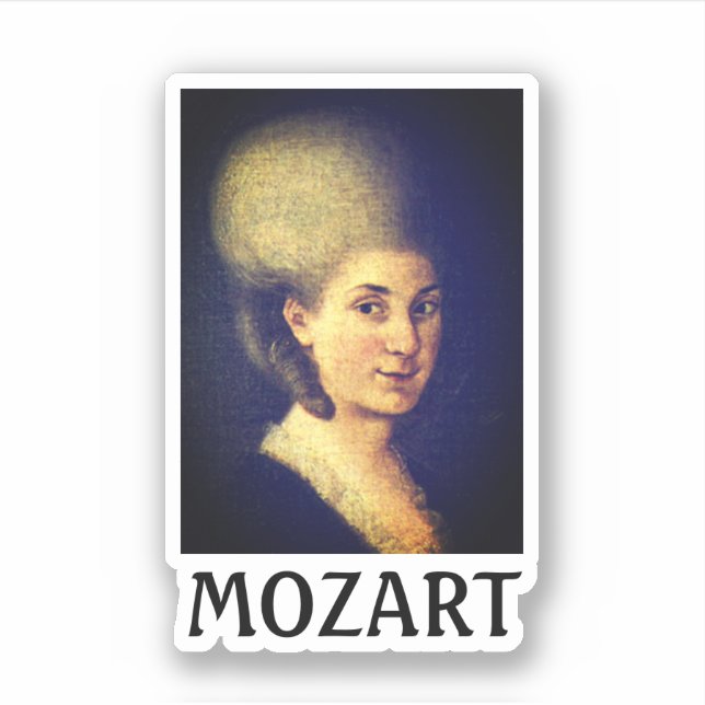 Adesivo Nannerl Mozart (Frente)