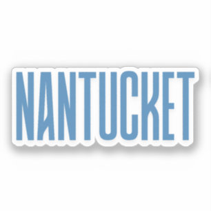 Adesivo Nantucket Nantucket Azul Massachusetts