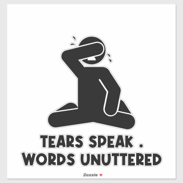 Adesivo não chore (Folha)