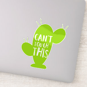 Adesivo Não dá para tocar nisso, Cactos, Cactus, Succulent