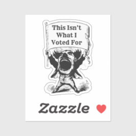 Adesivo Não foi por isso que votei