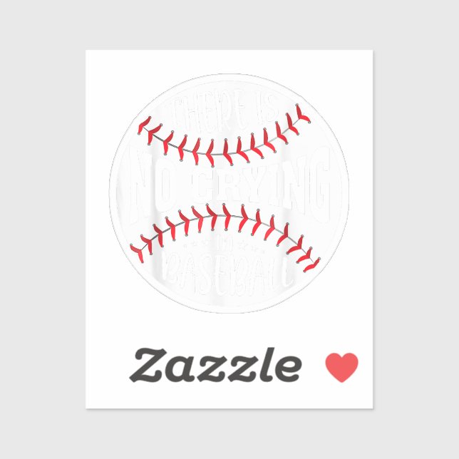 Adesivo Não Há Choro No Beisebol (Folha)