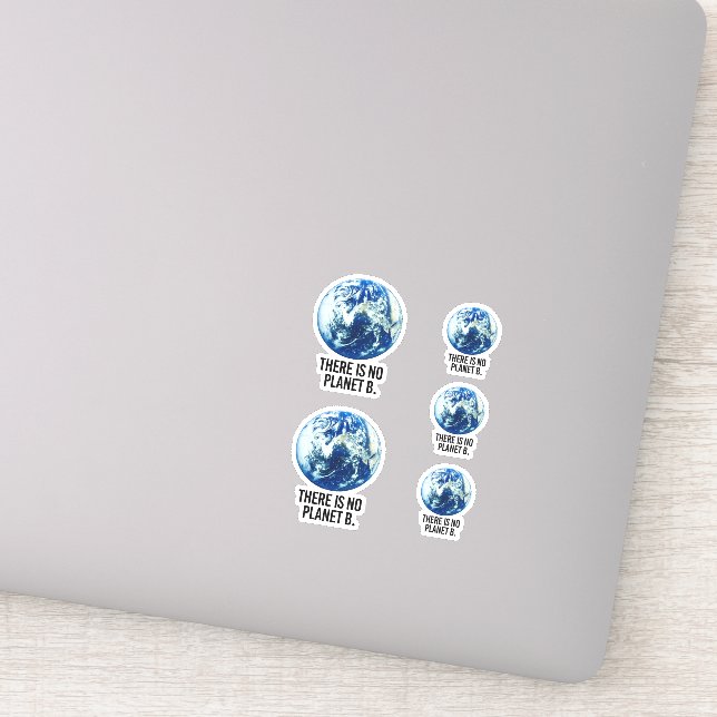 Adesivo Não há planeta B (Detalhe)