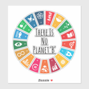 Adesivo Não há planeta B Alterações climáticas aqueci