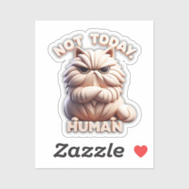 Adesivo Não Hoje Em Dia, Vinheta De Gato De Gato Engraçado