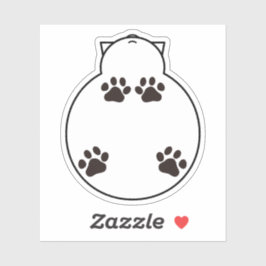 Adesivo Não me coloque em uma Mesa de vidro.