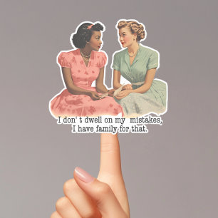 Adesivo Não me demoro nos meus erros Camisa engraçada de d