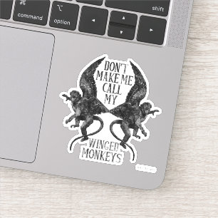Adesivo Não me faça chamar meus macacos-asas™