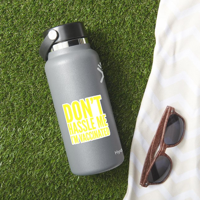 ADESIVO NÃO ME INCOMODE, EU ESTOU VACINADO (HydroFlask Insitu)