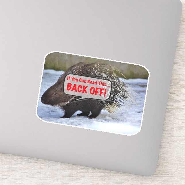 Adesivo Não me personalize (Detalhe)