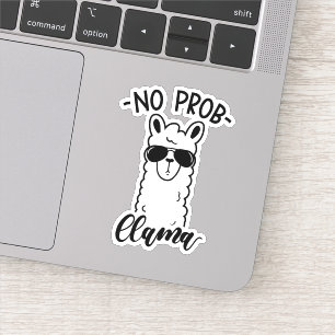 Adesivo Não refrigere nenhum lama de Prob