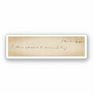 Adesivo Não sei o que amanhã trará