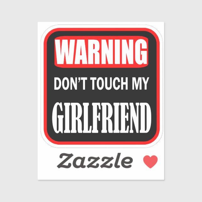 Adesivo não toque na minha namorada (Folha)