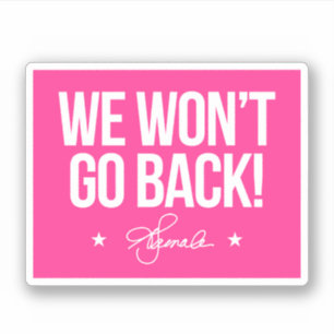 Adesivo Não vamos voltar - Kamala