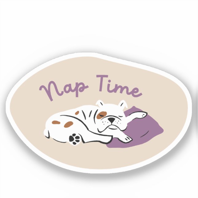 Adesivo "Nap Time" (Frente)