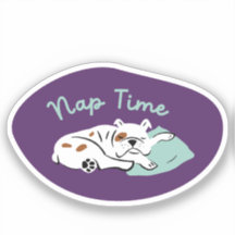 "Nap Time", roxo de cão-cama e aqua
