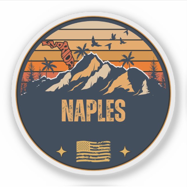 Adesivo Nápoles, Florida (Frente)