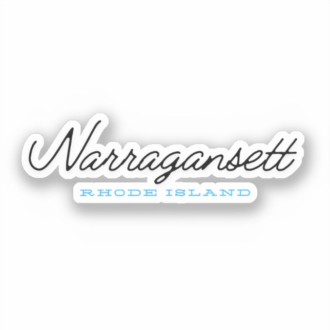 Adesivo Narragansett Rhode Island (Frente)